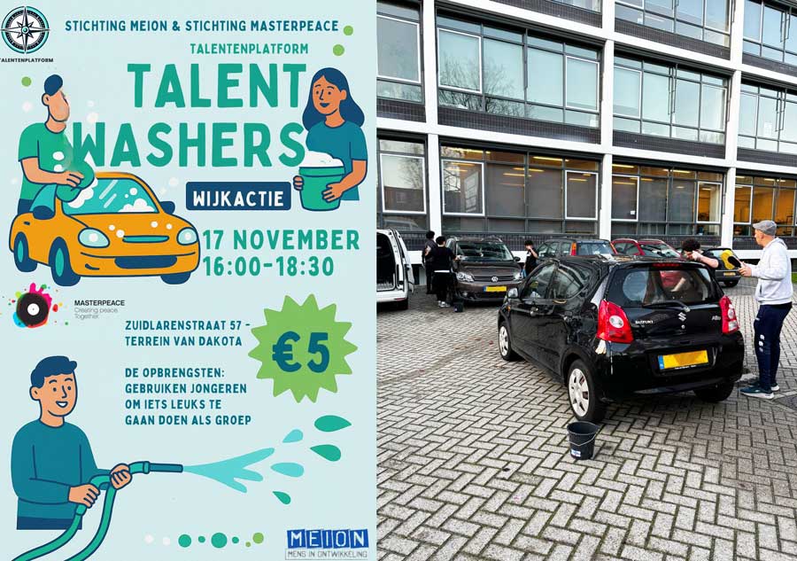 Jongeren Talentenplatform wassen auto’s buurtbewoners Jongeren Talentenplatform wassen auto’s buurtbewoners