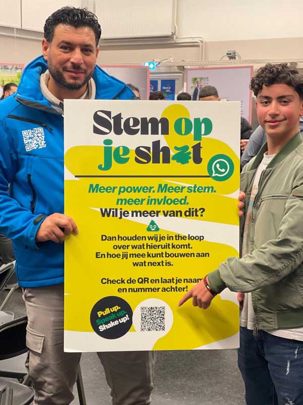 Stem op je Sh*t en jongeren van MEION waren erbij