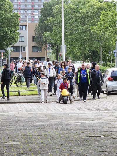Mooie afsluiting van de Avondvierdaagse Mooie afsluiting van de Avondvierdaagse