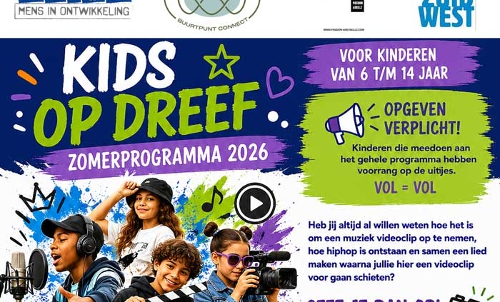 Kids op Dreef Zomerprogramma 2026