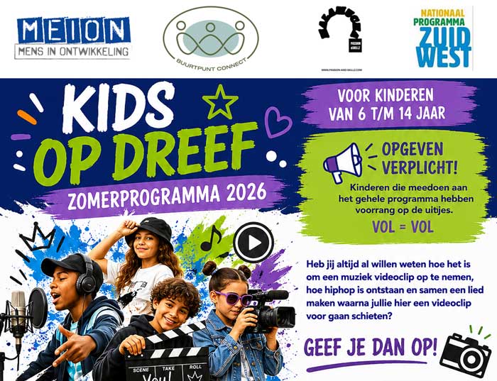Kids op Dreef Zomerprogramma 2026